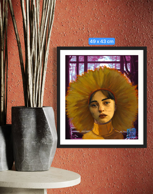 Sorrow - Original Digital Artwork - Fine art Archival Pigment Print- Limited Edition 43x49cm