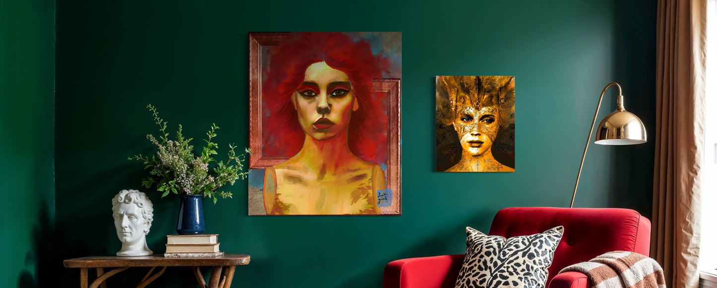 Unchained - Original Digital Artwork - Fine Art Diasec Print- Limited Edition 80x96cm