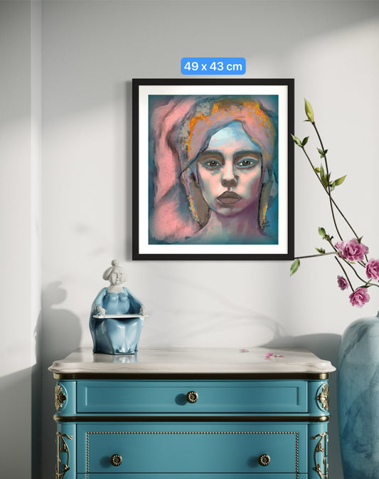 PinkDream - Original Digital Artwork - Fine art Archival Pigment Print- Limited Edition 43x49cm