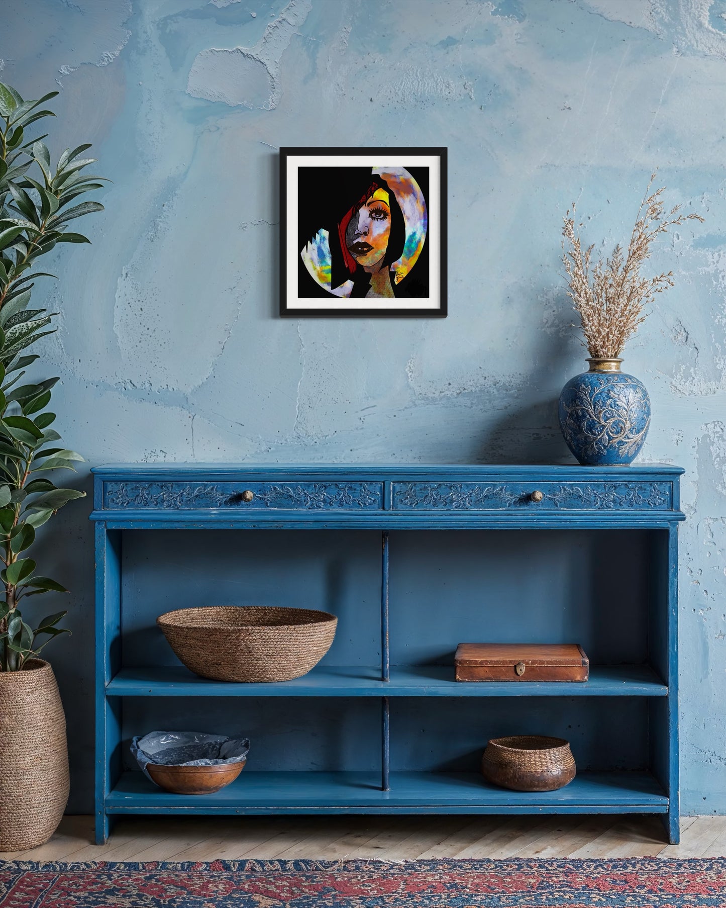 Popart2 - Original Digital Artwork - Fine art Archival Pigment Print- Limited Edition 37x37cm