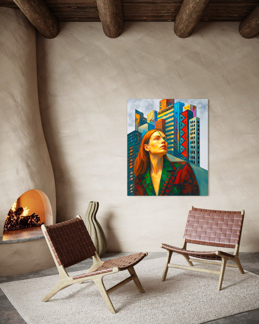 City Lights 2 - Original Digital Artwork - Fine Art Print- Limited Edition 60x72cm