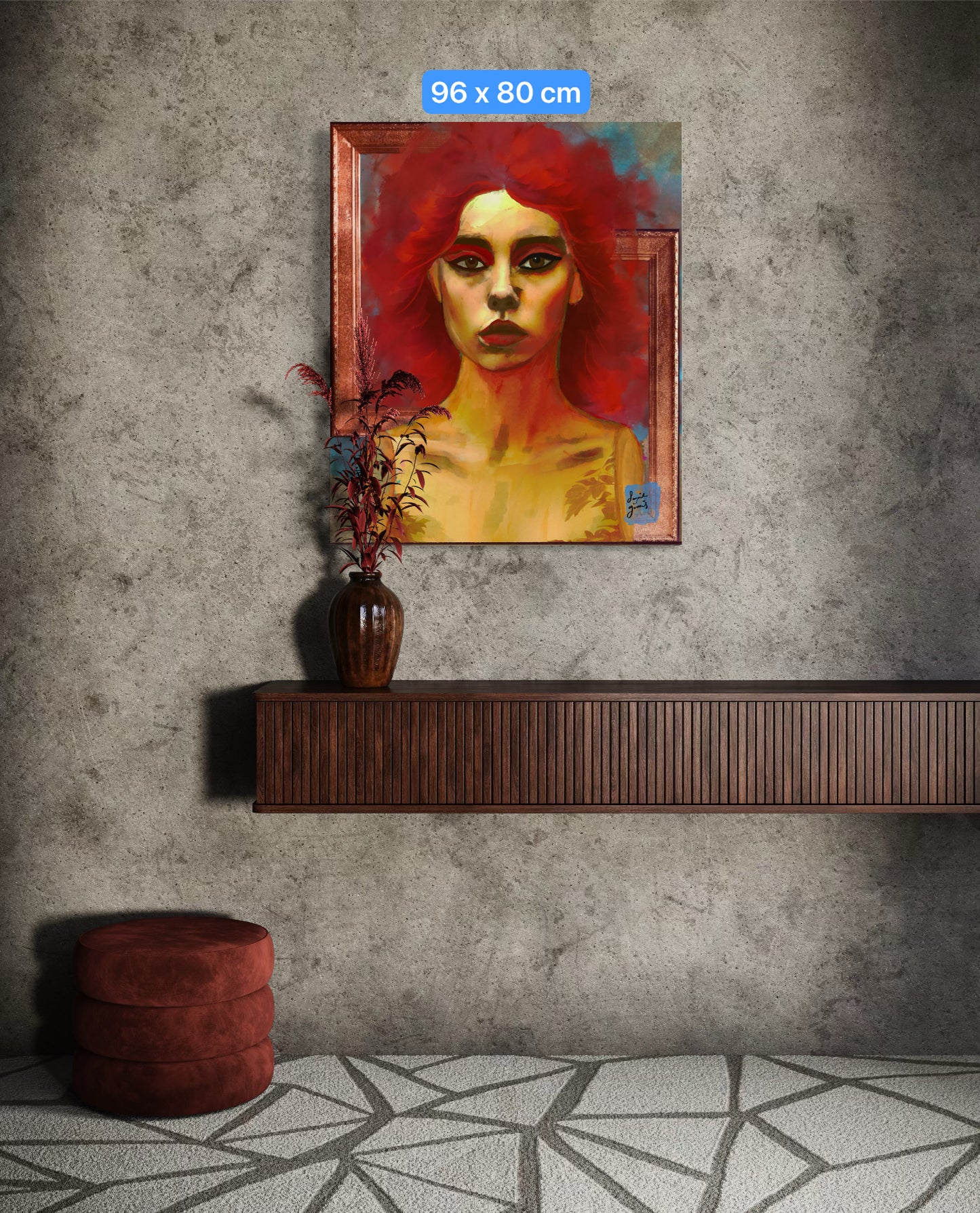 Unchained - Original Digital Artwork - Fine Art Diasec Print- Limited Edition 80x96cm