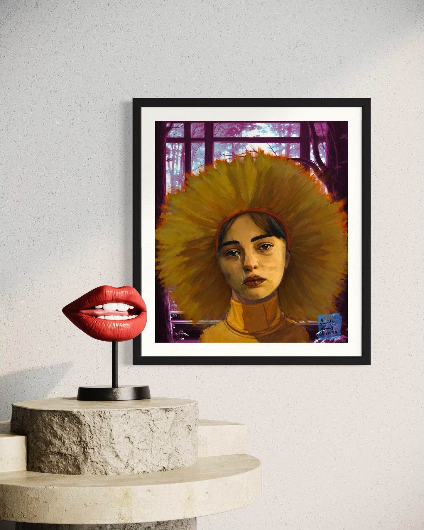 Sorrow - Original Digital Artwork - Fine art Archival Pigment Print- Limited Edition 43x49cm