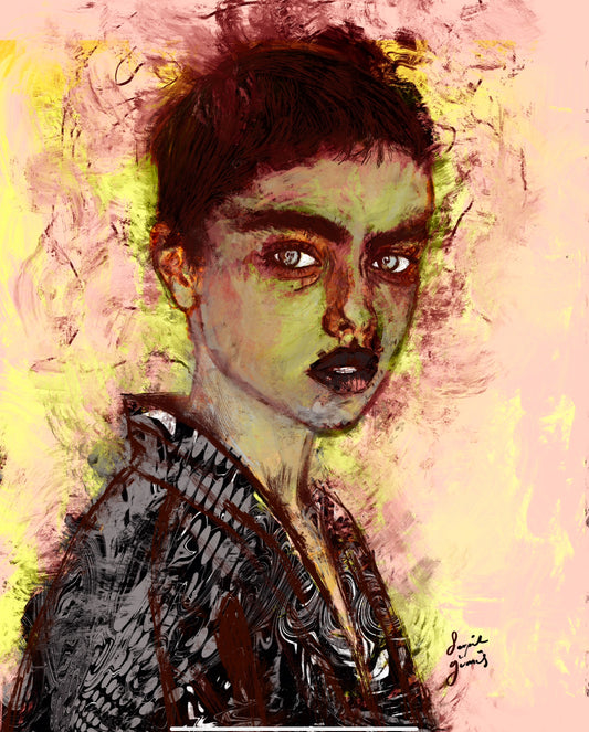 Shorthair - Original Digital Artwork - Fine art Archival Pigment Print- Limited Edition 47x56cm