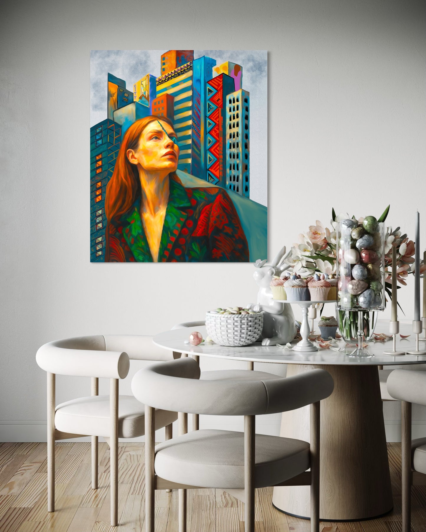 City Lights 2 - Original Digital Artwork - Fine Art Print- Limited Edition 60x72cm