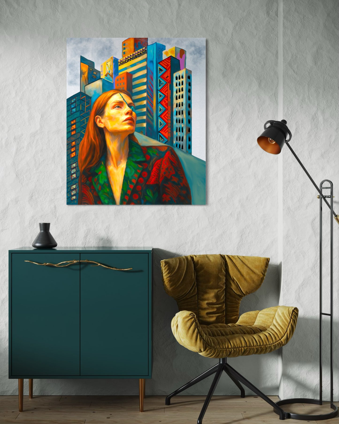 City Lights 2 - Original Digital Artwork - Fine Art Print- Limited Edition 60x72cm