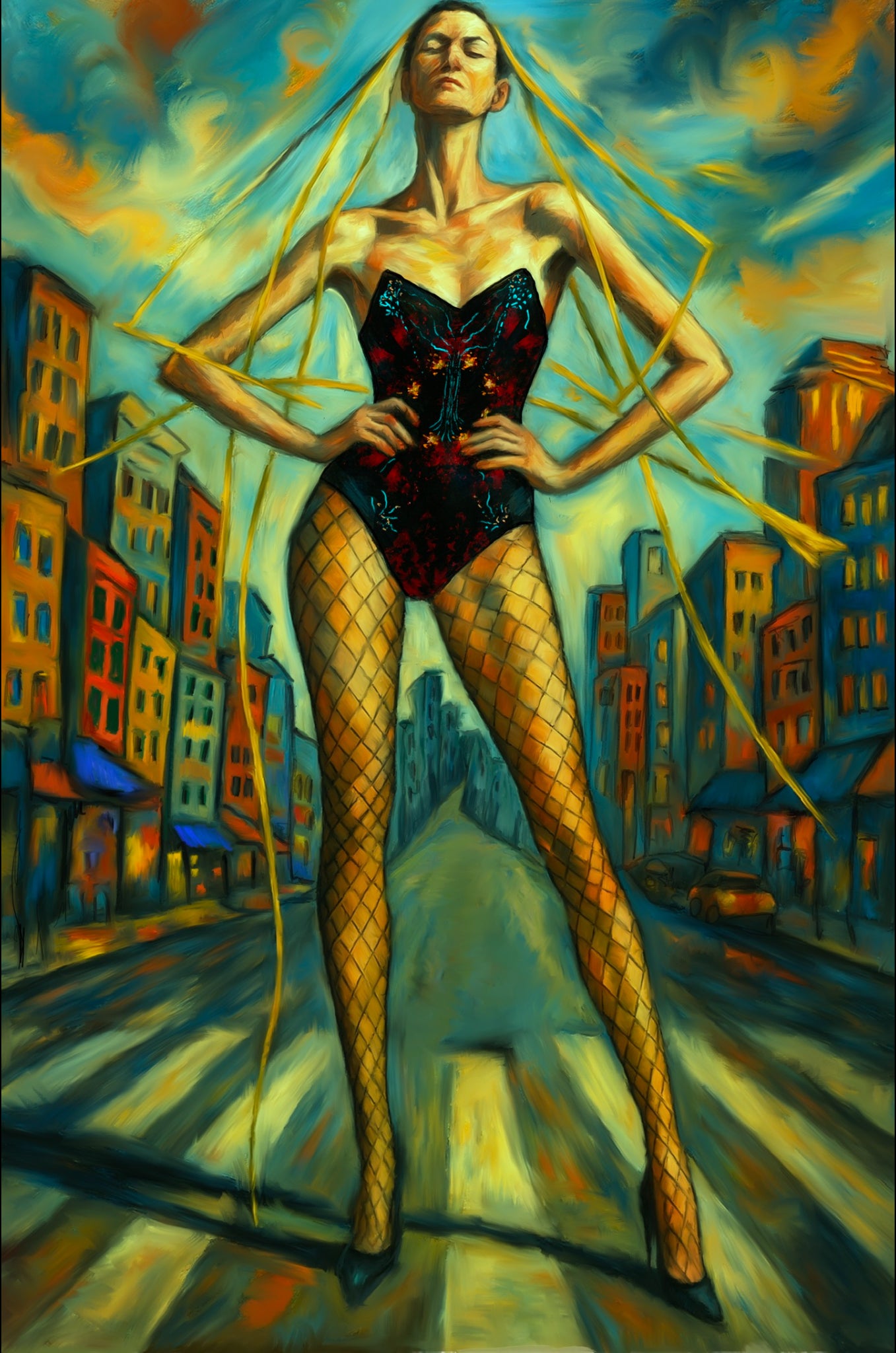 She Rules the Streets – Original Digital Artwork – Fine Art Print – Limited Edition – 60x91 cm