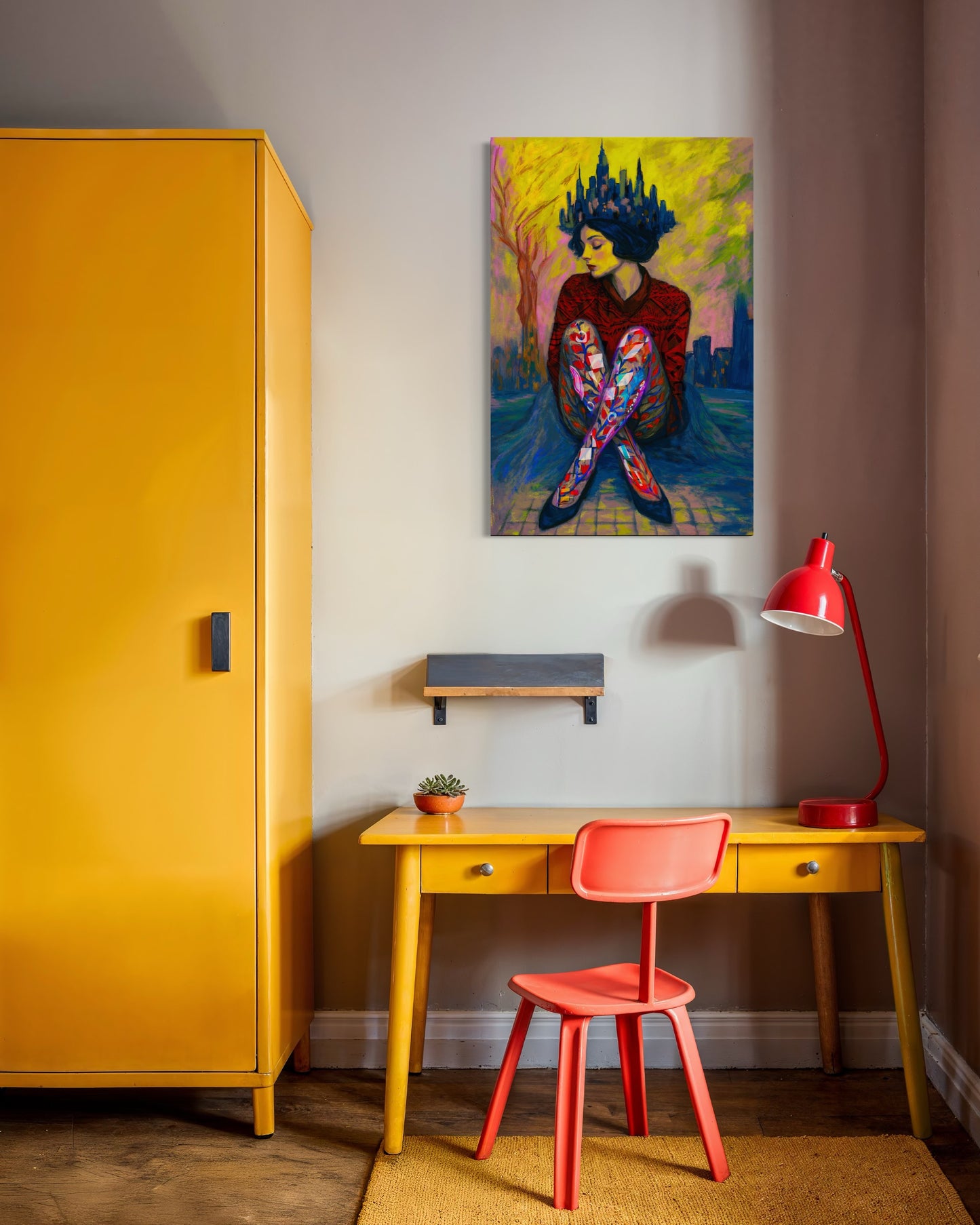 Sessiz Şehrin Kraliçesi – Original Digital Artwork – Fine Art Print – Limited Edition – 50x75 cm