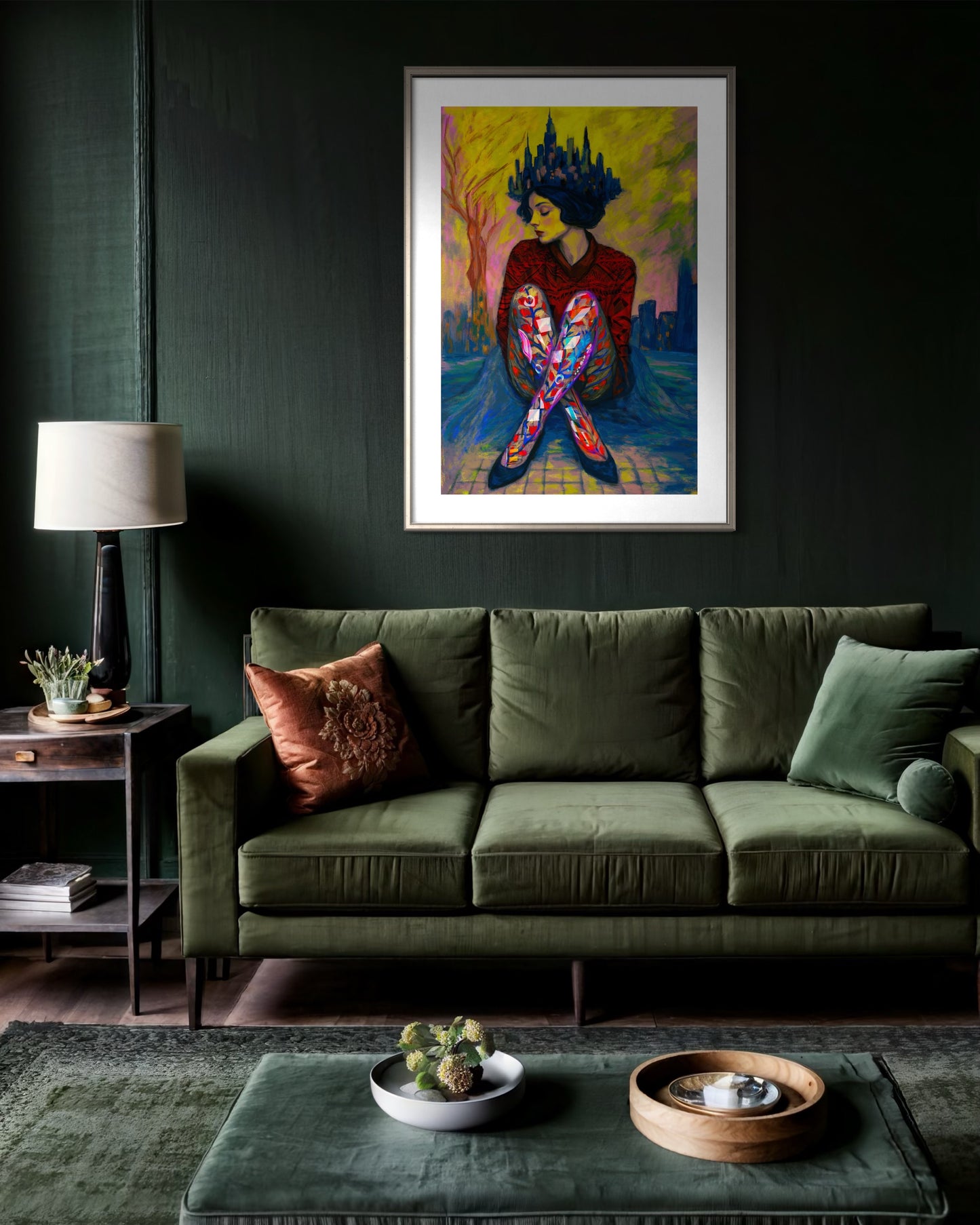 Sessiz Şehrin Kraliçesi – Original Digital Artwork – Fine Art Print – Limited Edition – 50x75 cm