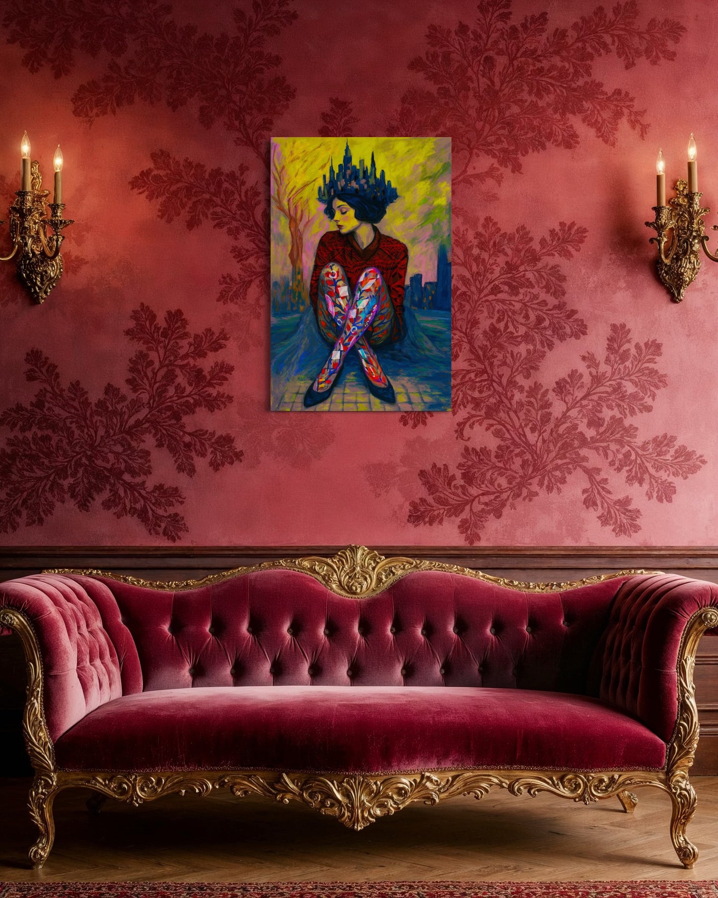 Sessiz Şehrin Kraliçesi – Original Digital Artwork – Fine Art Print – Limited Edition – 50x75 cm